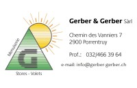 Menuiserie Stores Gerber & Gerber